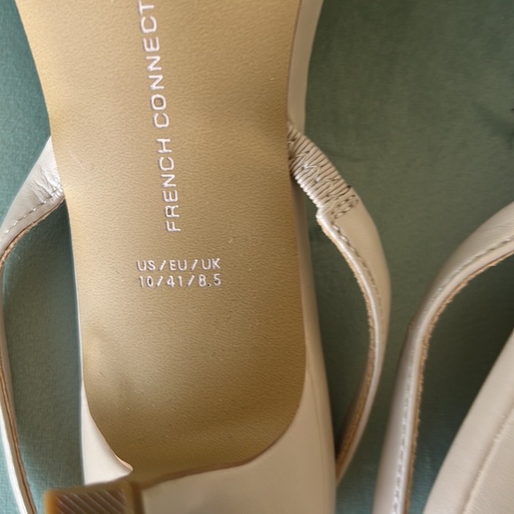 Nude sling back heels - Picture 7 of 7